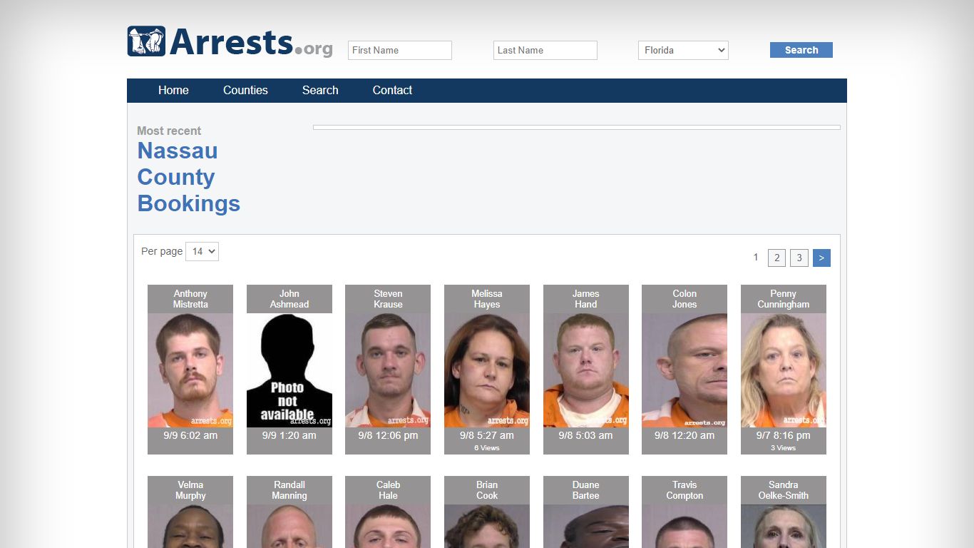 Nassau County Arrests and Inmate Search